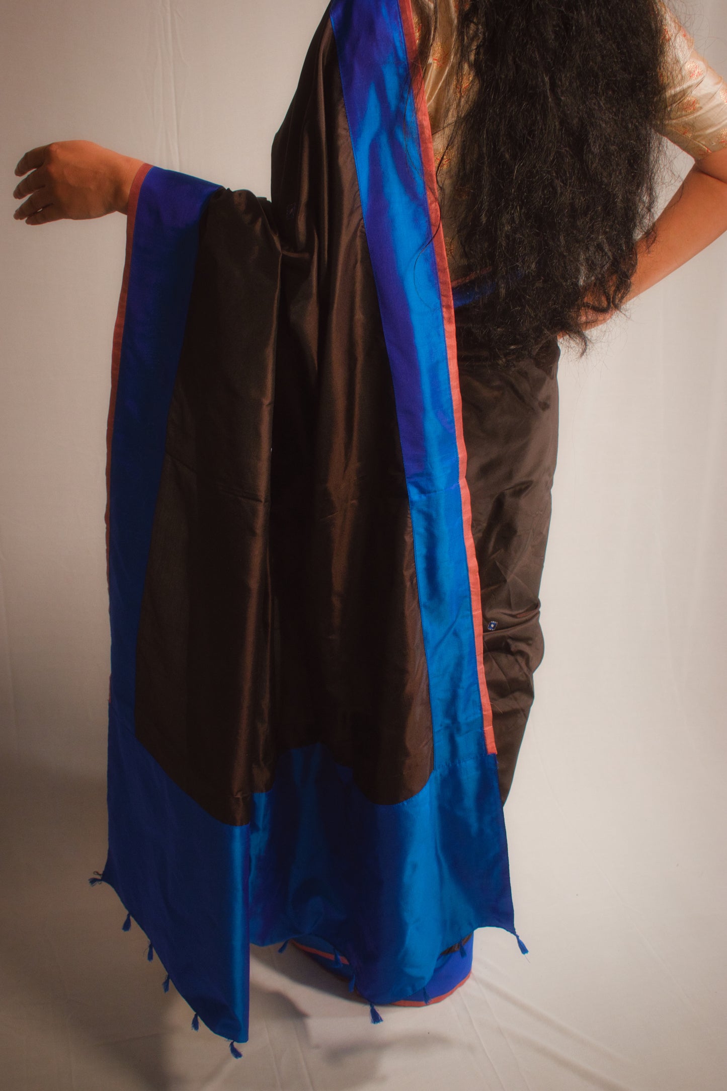 THE ELECTRIC SKY SAREE