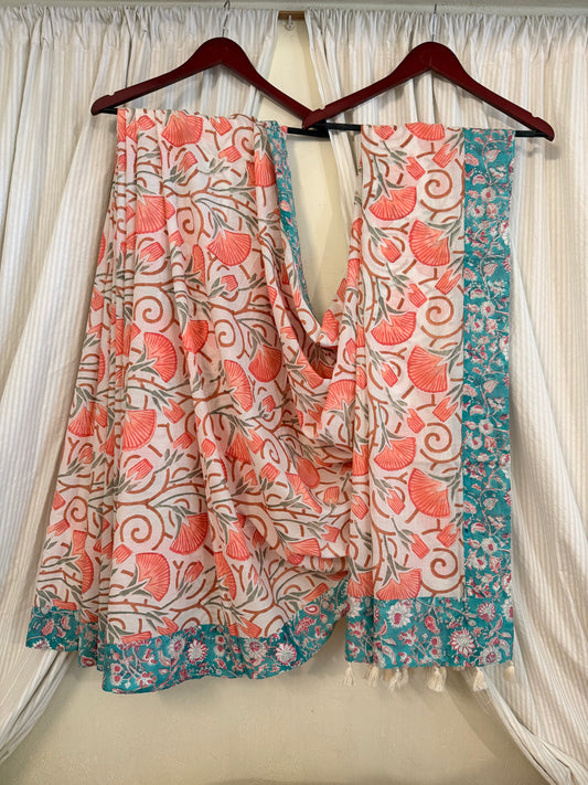 THE CORAL SAREE