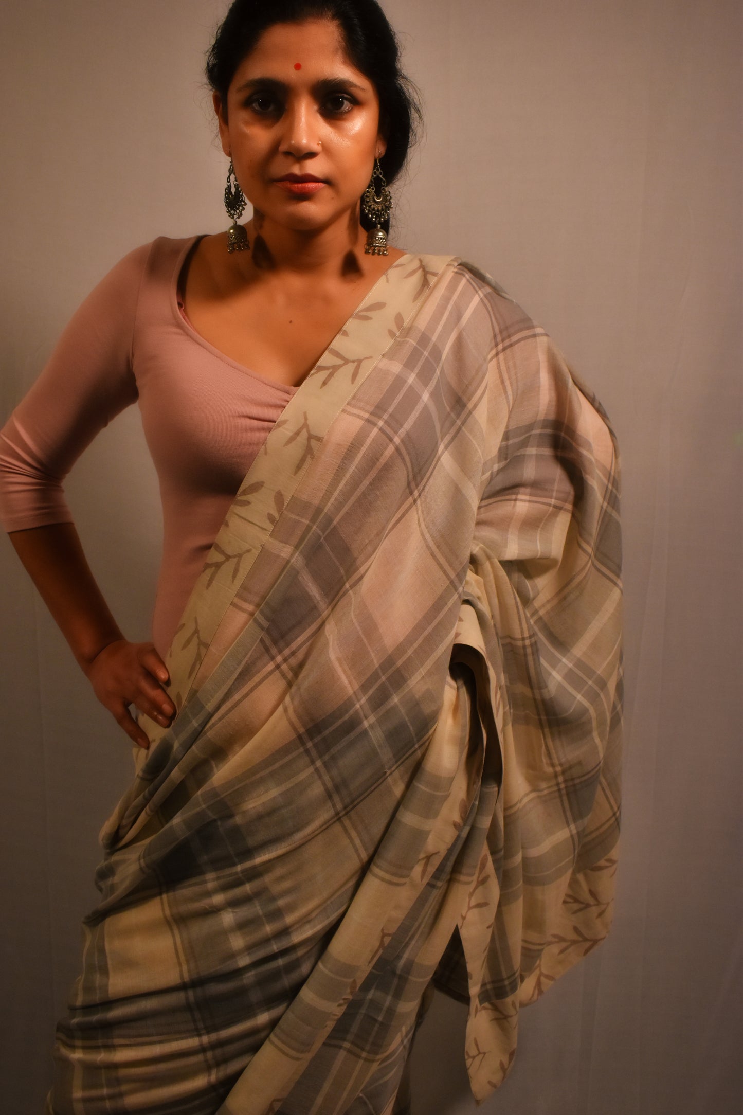 FUN FAWN SAREE
