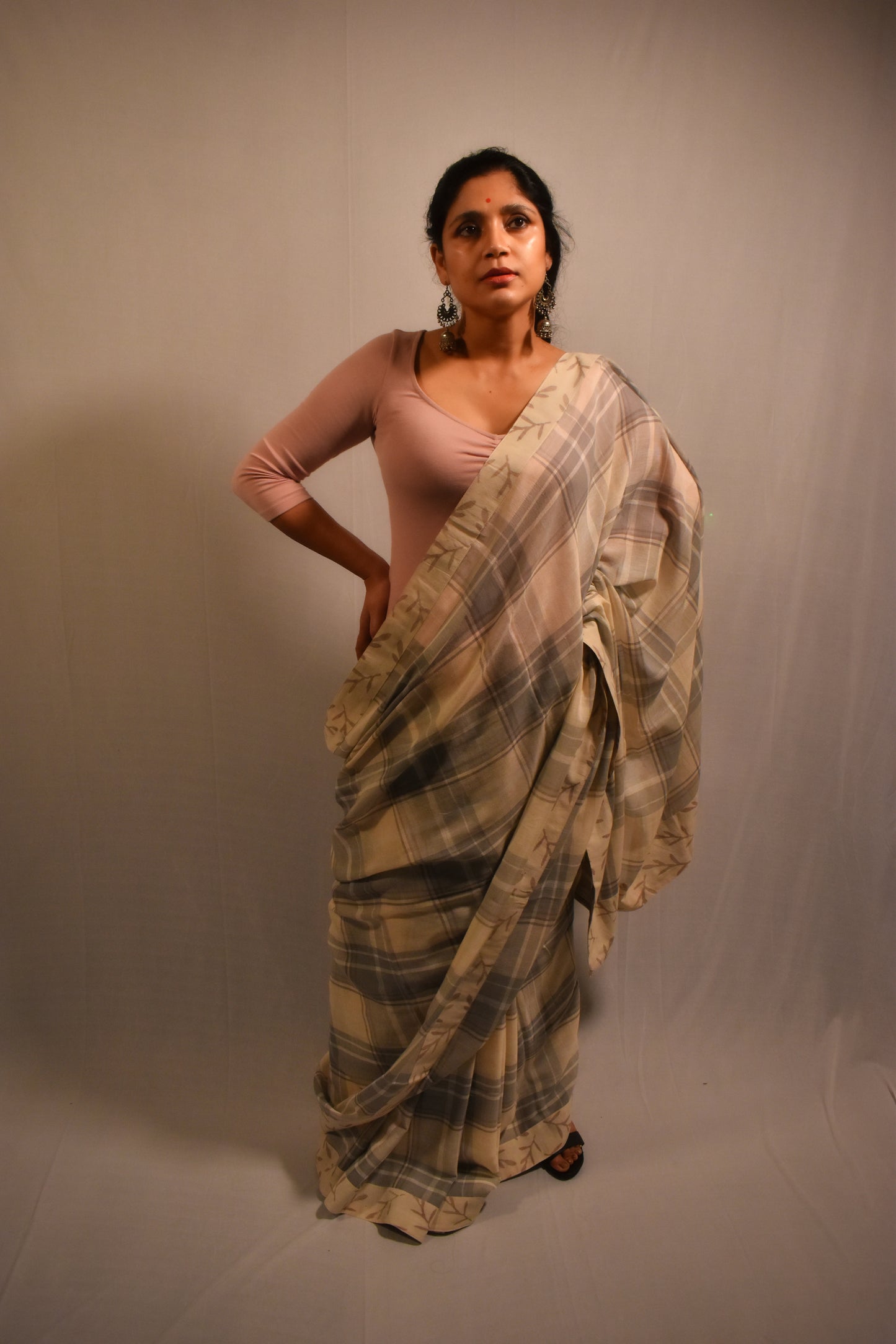 FUN FAWN SAREE