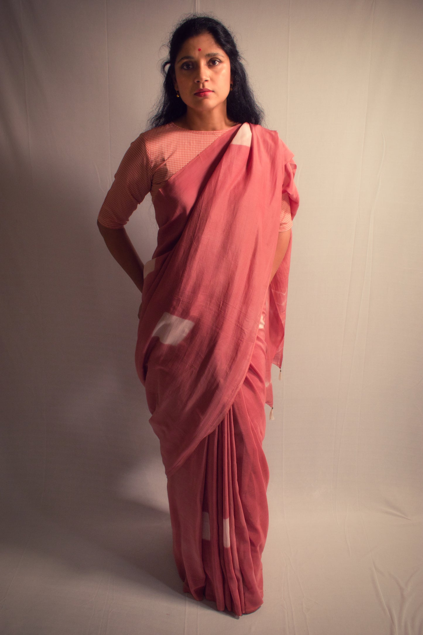 PEACHY FOREVER SAREE