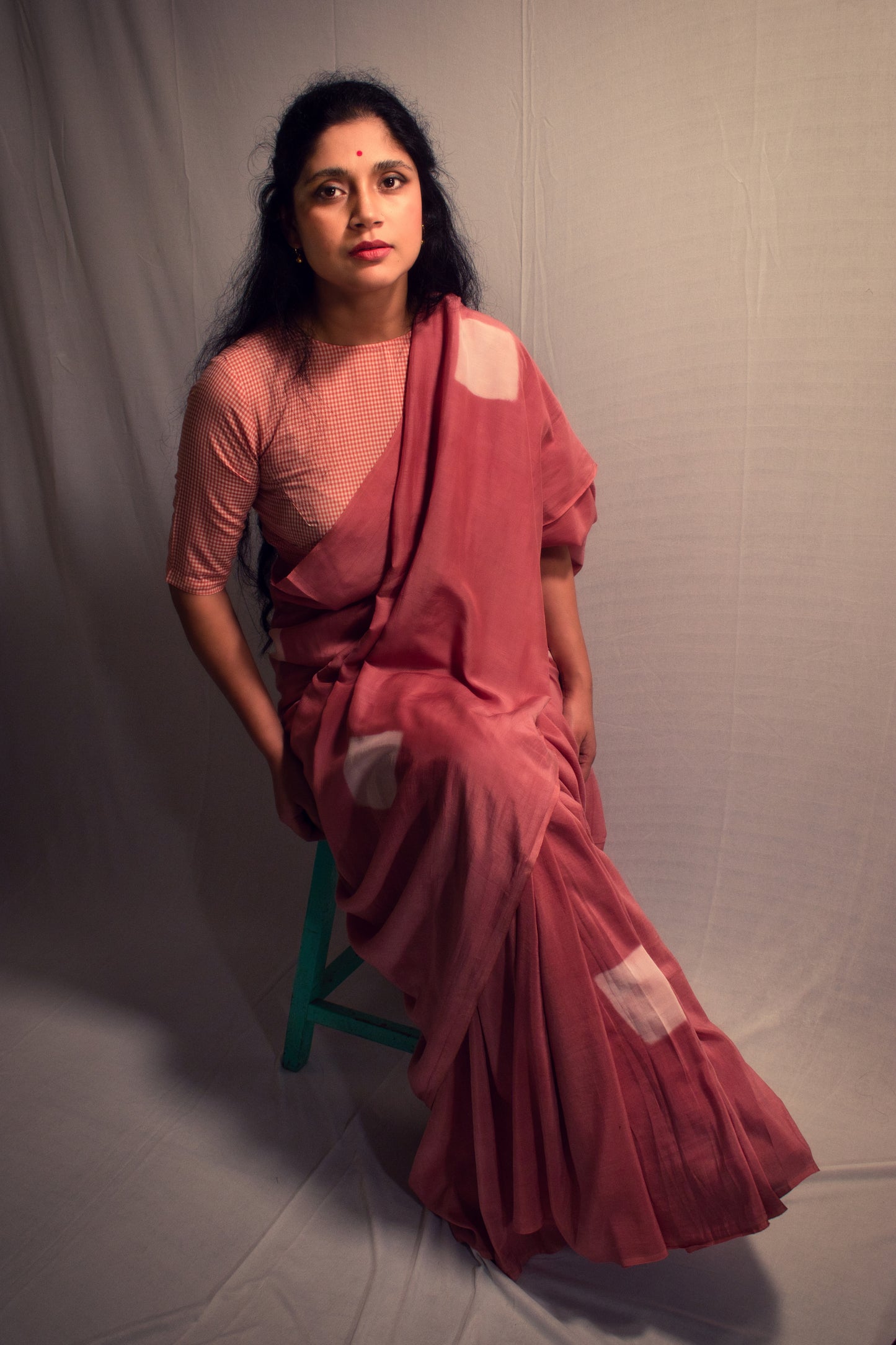 PEACHY FOREVER SAREE