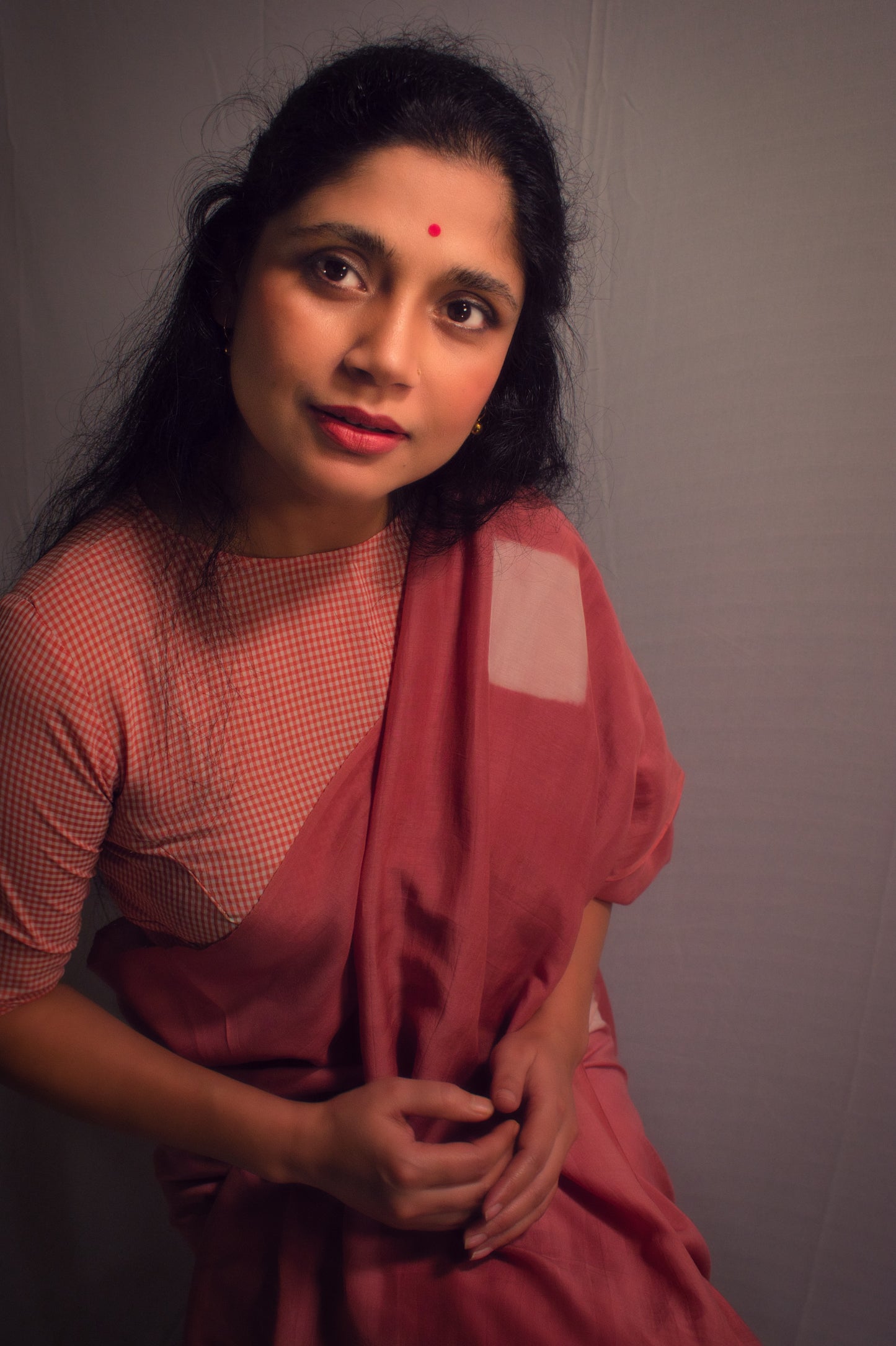 PEACHY FOREVER SAREE