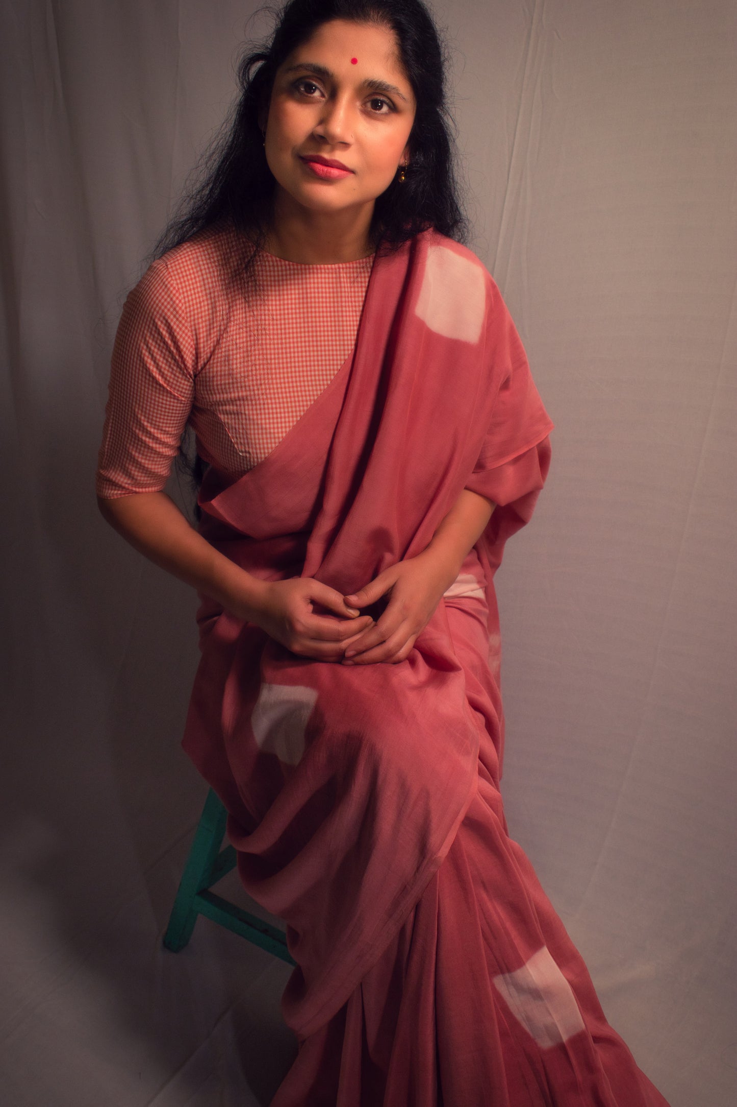 PEACHY FOREVER SAREE