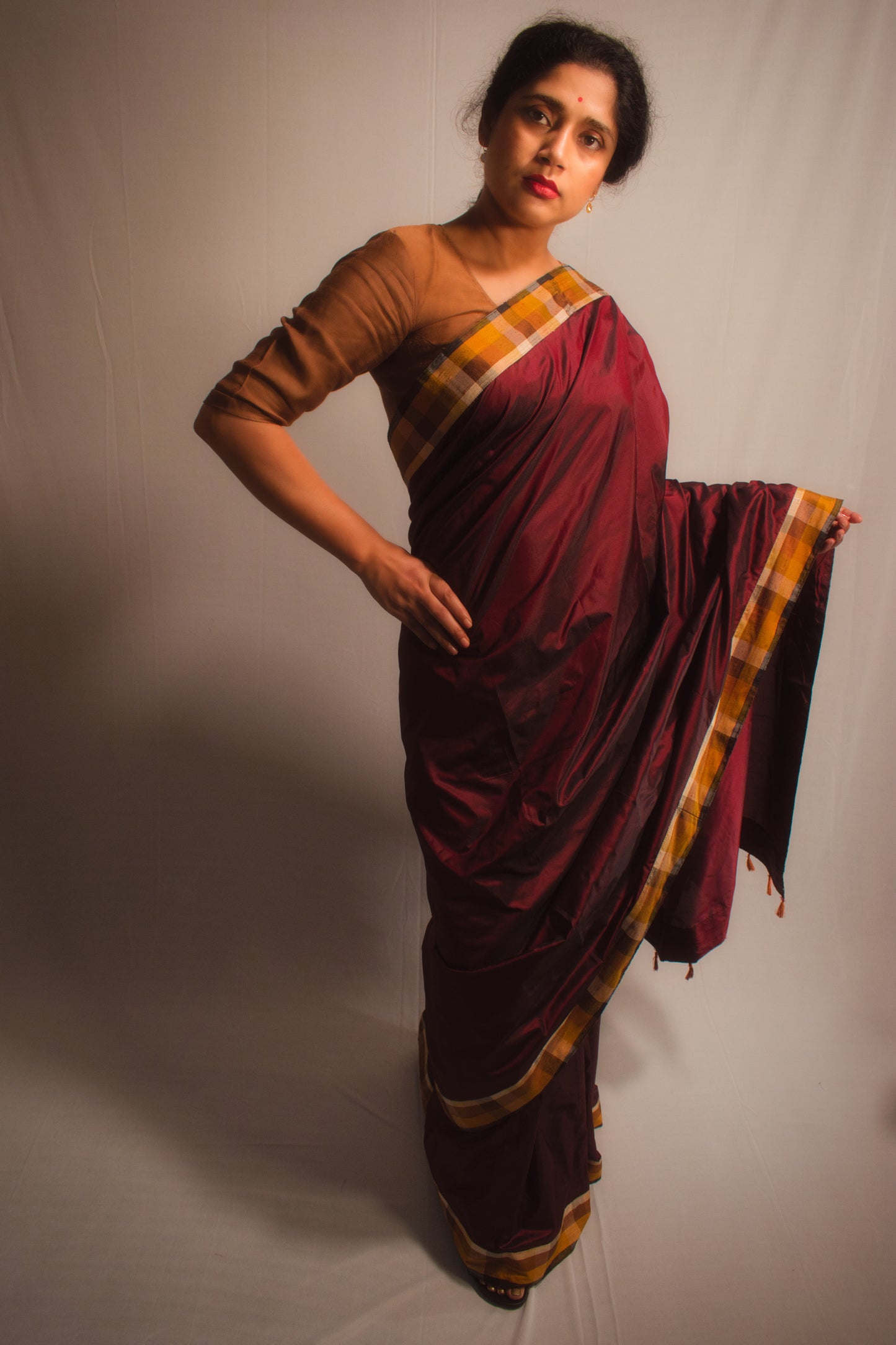 THE GARNET SAREE