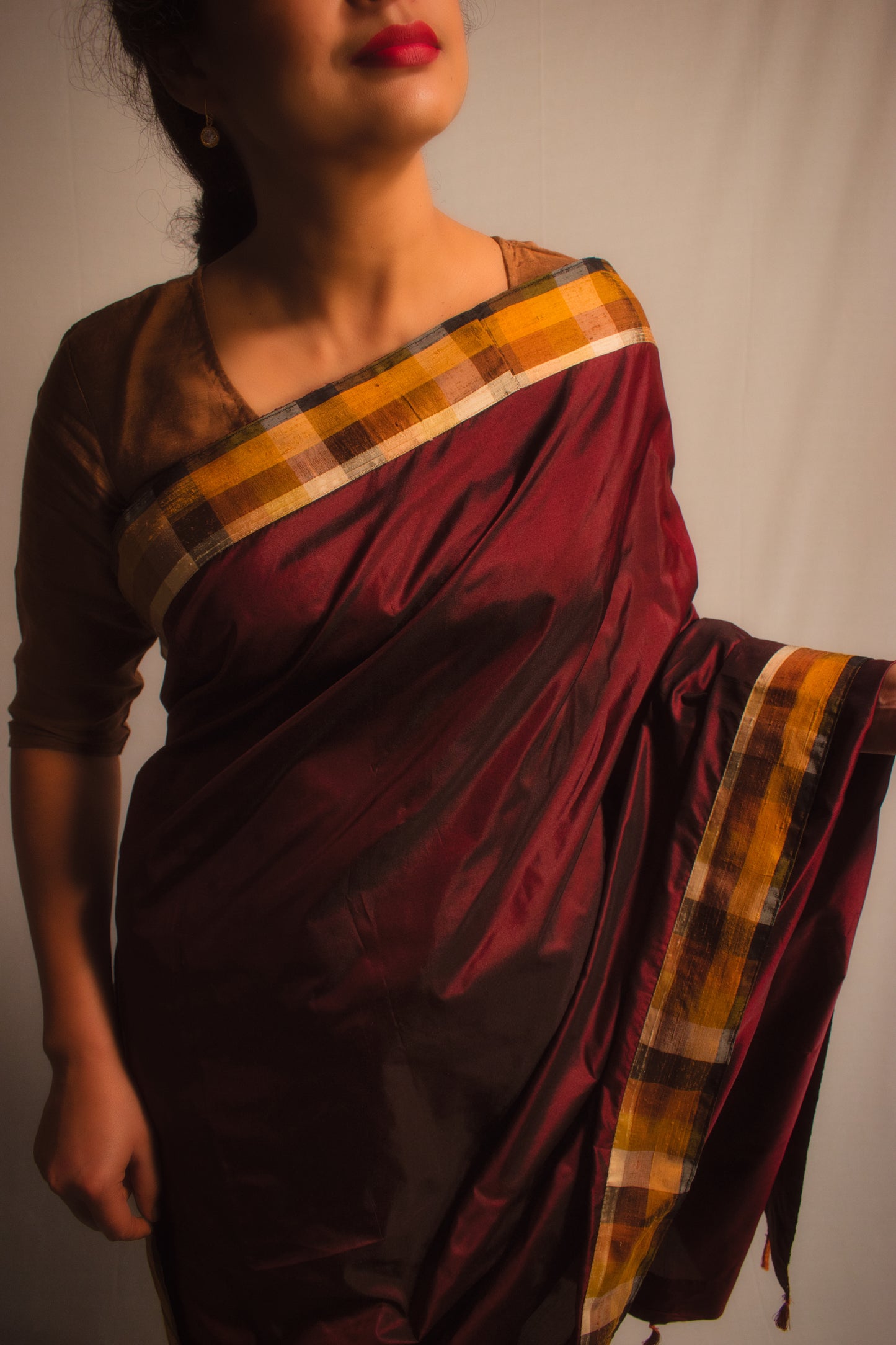 THE GARNET SAREE