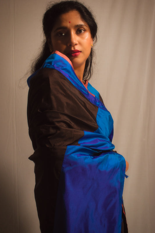 THE ELECTRIC SKY SAREE